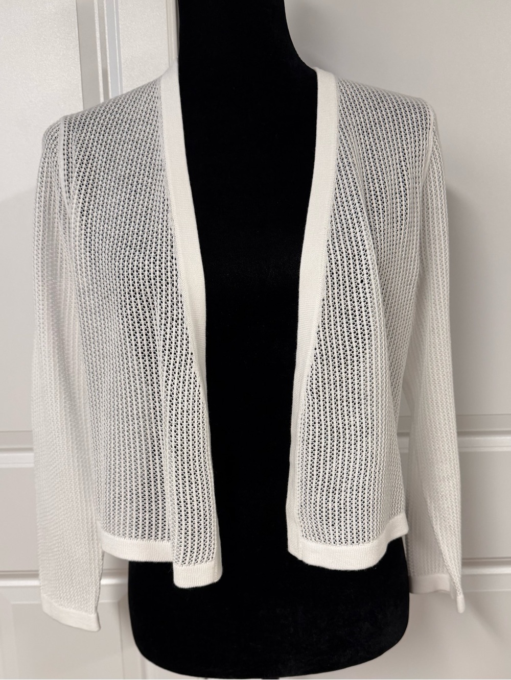 Talbots Open Stitch Knit Cardigan